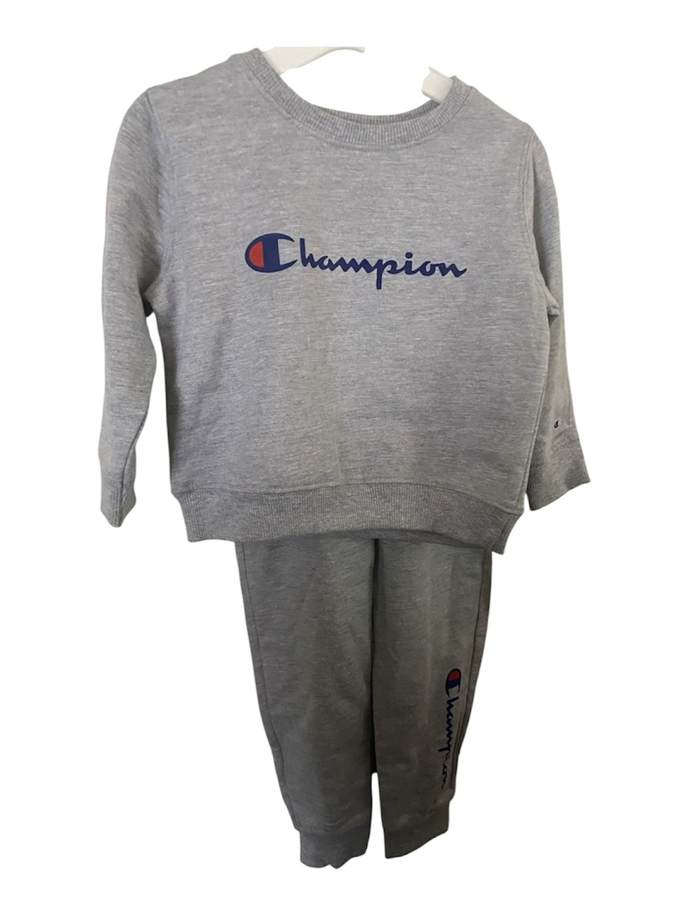 Champion Kids Gray Logo Sweatsuit - Gray